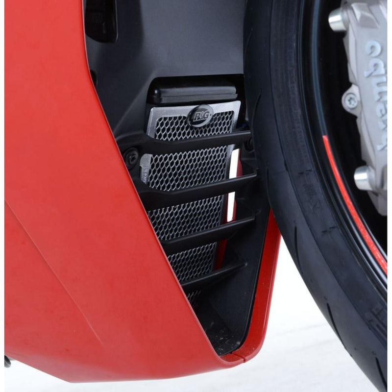 Load image into Gallery viewer, R&amp;G Racing Silver Aluminum Radiator and Oil Cooler Guard Kit RAD9020SI
