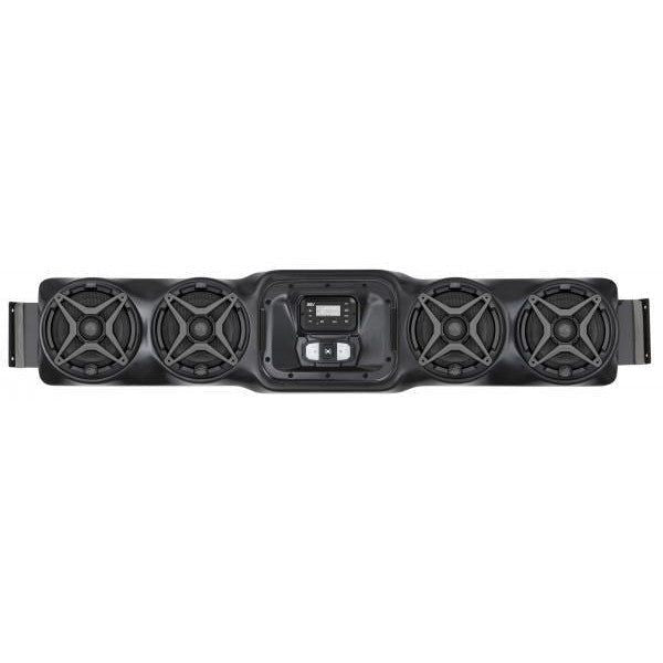 Load image into Gallery viewer, SSV Works 4 Speaker Overhead Weatherproof Sound Bar With RCA Harness And AUX/USB Add-On
