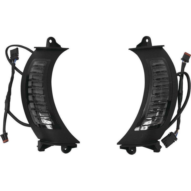 Load image into Gallery viewer, Letric Lighting Fairing Vent Switchback Turn Signals Black
