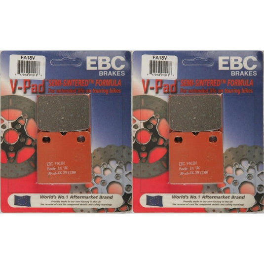 EBC Brake Pad Front Kit FA18V for BMW R100RT 1980-1984