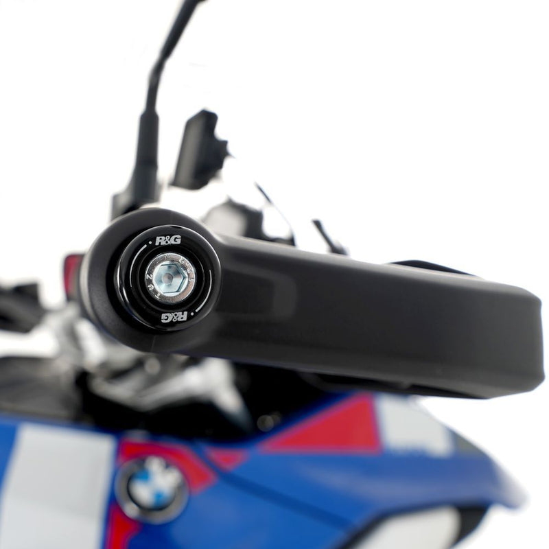 Load image into Gallery viewer, R&amp;G Racing Black Bar End Sliders For 2024-2024 BMW R 1300 GS Adventure
