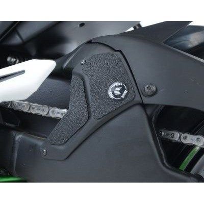 R&G Racing Black Boot Guard Kit For 2015-2020 Kawasaki Ninja H2 ZX1000