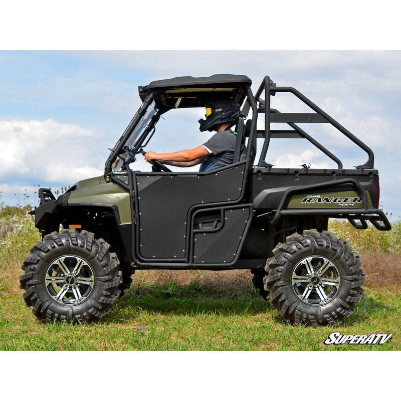 Load image into Gallery viewer, SuperATV Polaris Ranger Full Size 800 Aluminum Doors DOOR-P-RAN-09XP-00
