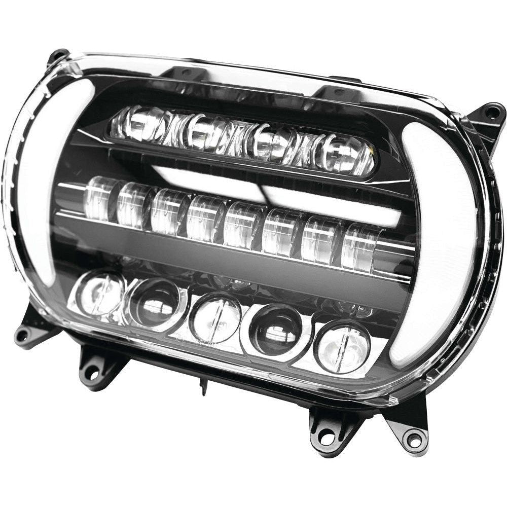 Letric Lighting Headlight With Intergrated Turn Signals For Road Glide