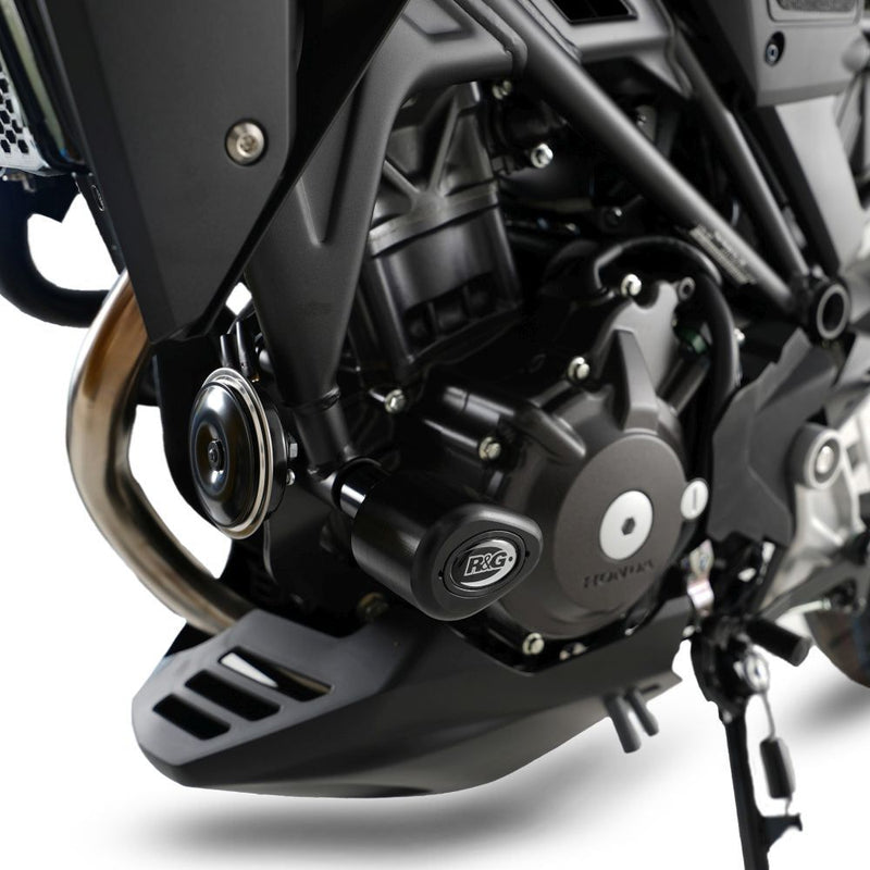 Load image into Gallery viewer, R&amp;G Racing Black Aero Style Crash Protection Bobbins For 2018-2024 Honda CB300R
