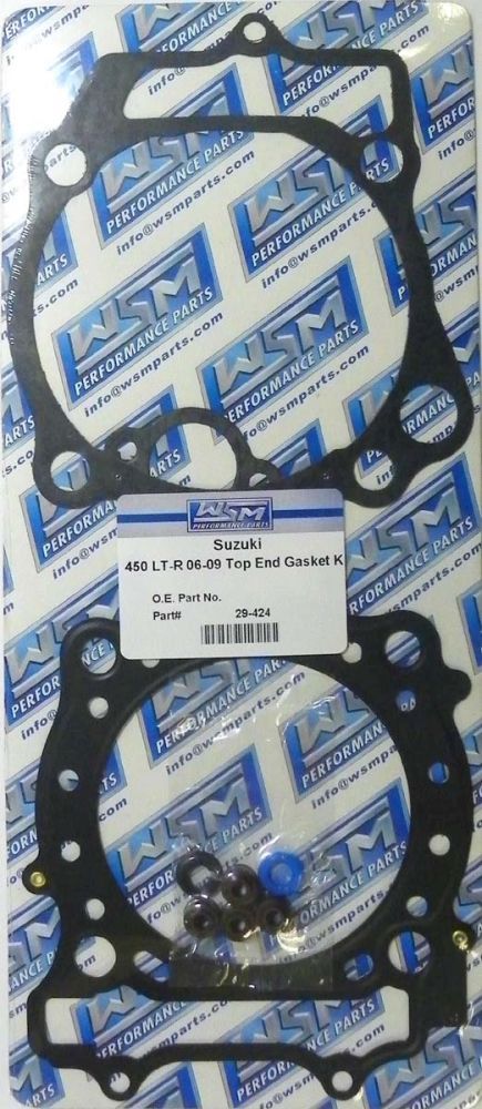 Load image into Gallery viewer, WSM Top End Gasket Kit For Suzuki 450 LT-R 06-09 29-424
