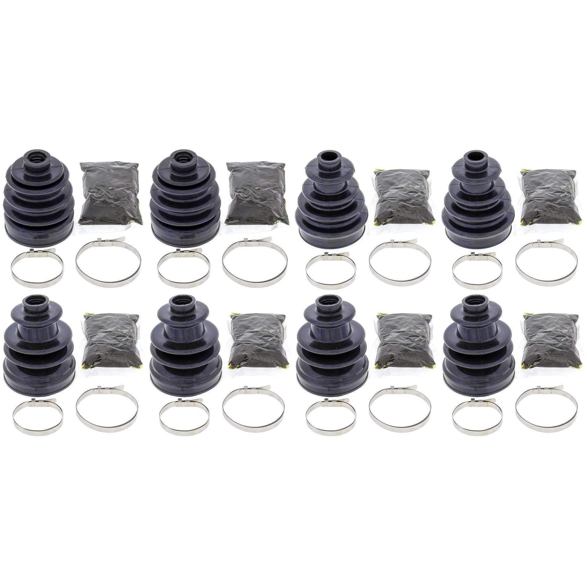 Compl Front & Rear Inner & Outer CV Boot Repair Kit Sportsman 800 EFI 6x6 09-10