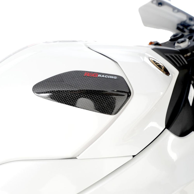Load image into Gallery viewer, R&amp;G Racing Carbon Fibre Tank Sliders For 2015-2024 Yamaha YZF R1
