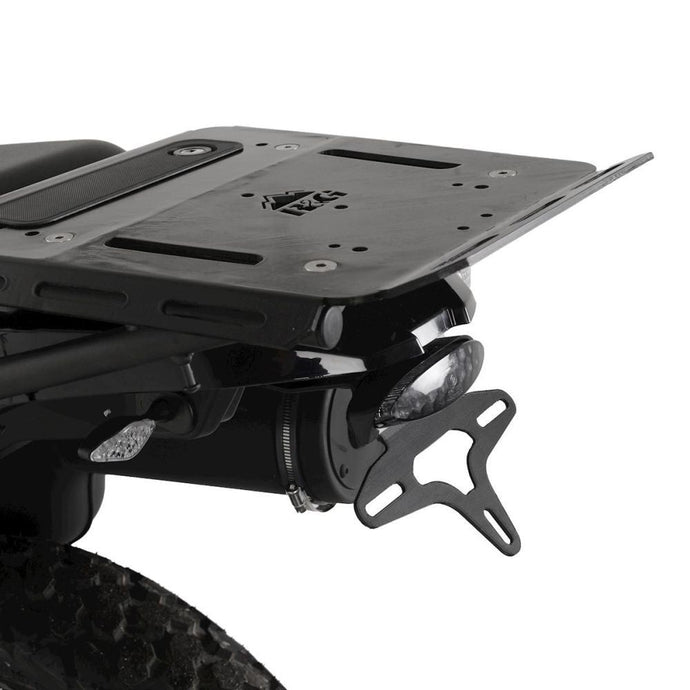R&G Racing Black Tail Tidy License Plate Holder For 2022-2024 Kawasaki KLR650