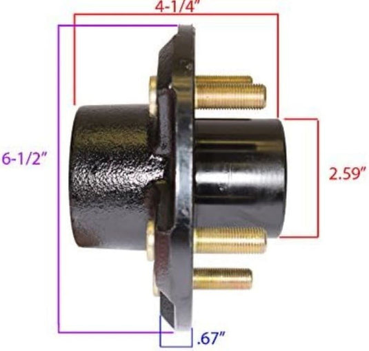 PRE-GREASED AXLE KIT - 3500