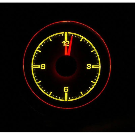 Dakota Digital 1955-56 Chevy Car Analog Clock Gauge for HDX Kit Black HLC-55C-K