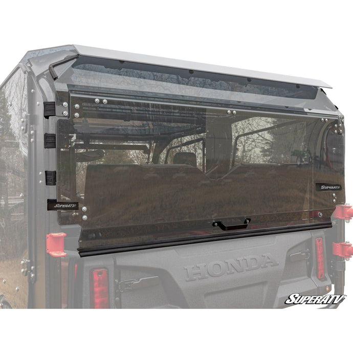 SuperATV Honda Pioneer 1000-5 Rear Flip Windshield RWS-H-PIO1K5-76