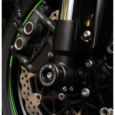 Load image into Gallery viewer, R&amp;G Racing Black Fork Protectors For 2008-2015 Kawasaki Ninja ZX10R ZX1000
