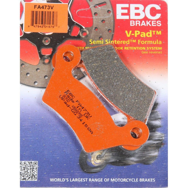Load image into Gallery viewer, EBC 1 Pair V-Pad Semi-Sintered Touring Brake Pads MPN FA473V
