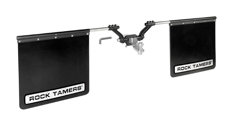 Load image into Gallery viewer, Rock Tamers Mud Flap System for 3 Inch Receiver Ball Mount

