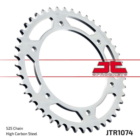 JT Sprockets Rear Steel Sprocket 44 Tooth 44T 525 Chain For Hyosung GT650S Comet FI 2010 JTR1074.44