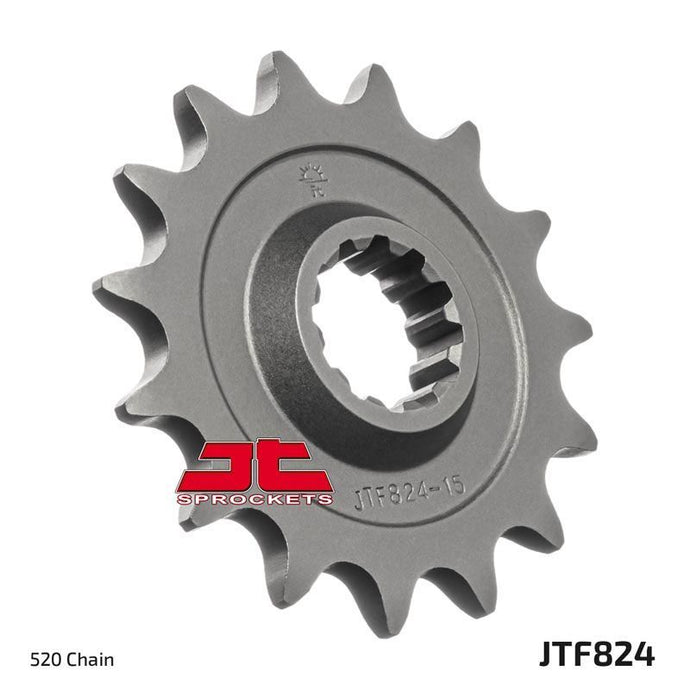 JT Sprockets Front Steel Countershaft Sprocket 15 Tooth 15T 520 Chain For Husqvarna TE410 1995-2000 JTF824.15