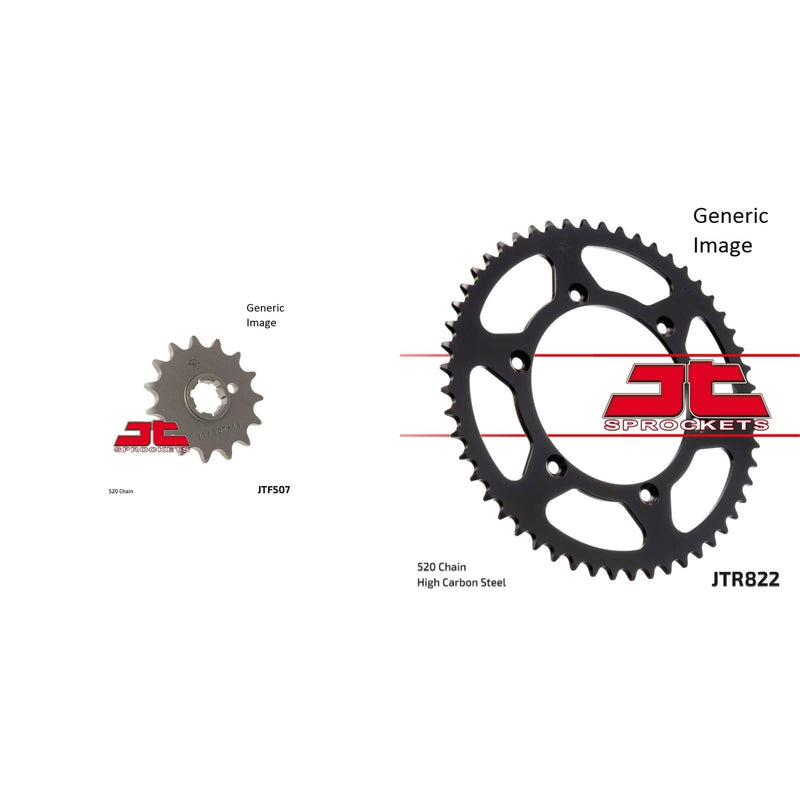 Load image into Gallery viewer, Front and Rear Steel Sprocket Kit for OffRoad HUSQVARNA 250 WR Enduro 1990-1991
