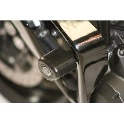 Load image into Gallery viewer, R&amp;G Racing Black Aero Style Crash Protection Bobbins For 2004-2008 Yamaha FZ6
