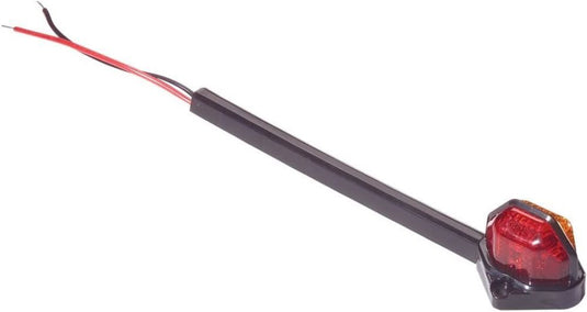 Universal LED Amber/Red Fender-Mount Light with Pigtail Wires