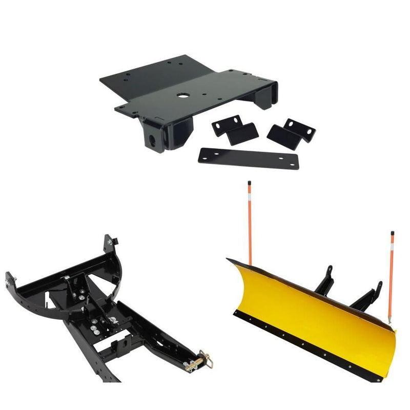 Load image into Gallery viewer, Denali Black UTV Snow Plow Kit For Can-Am Maverick 1000R 4x4 XRS 2013-2018
