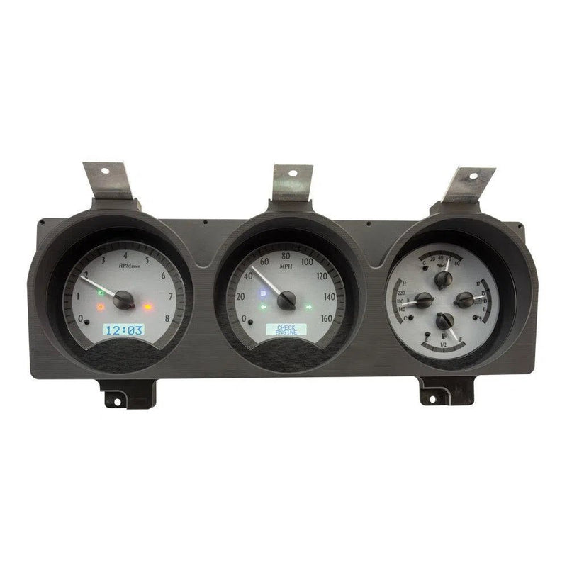Load image into Gallery viewer, Dakota Digital 1981-1993 Dodge Full-size Truck/Ramchargers VHX Silver White Display Gauge Kit VHX-81D-PU-S-W
