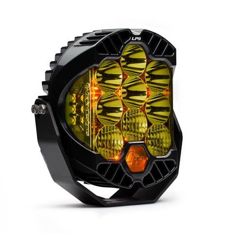 Load image into Gallery viewer, Baja Designs Auxiliary LED Light Pod Each Baja Amber Backlight L9 Pro Series Driving/Combo Pattern Baja Amber Lens Universal 320013
