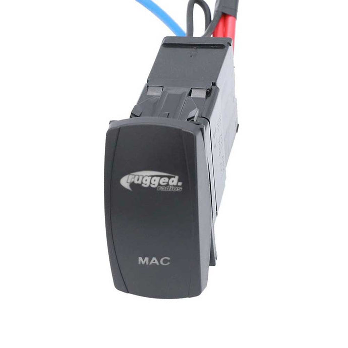 Rugged Radios Switch Install Harness for MAC Helmet Air Pumpers PH-MAC3