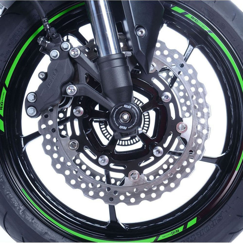 Load image into Gallery viewer, R&amp;G Racing Black Fork Protectors For 2017-2019 Kawasaki Z900 ZR900
