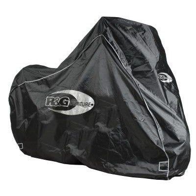 R&G Racing Black Adventure Bike Outdoor Cover For 2013-2018 Aprilia Caponord 1200