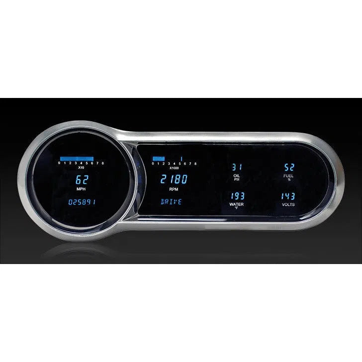 Load image into Gallery viewer, Dakota Digital 1953-1954 Chevrolet Series III Gauge Kit with Teal/Blue Display VFD3-53C-Z
