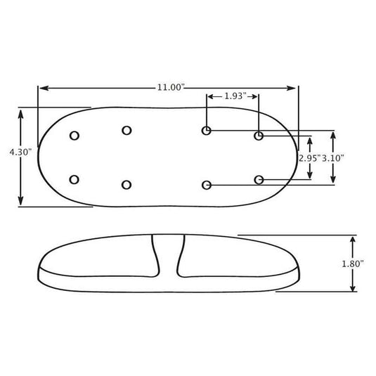 Innovative Lighting 18 Watt Incandescent Double Dome Light (066-5120) - Single