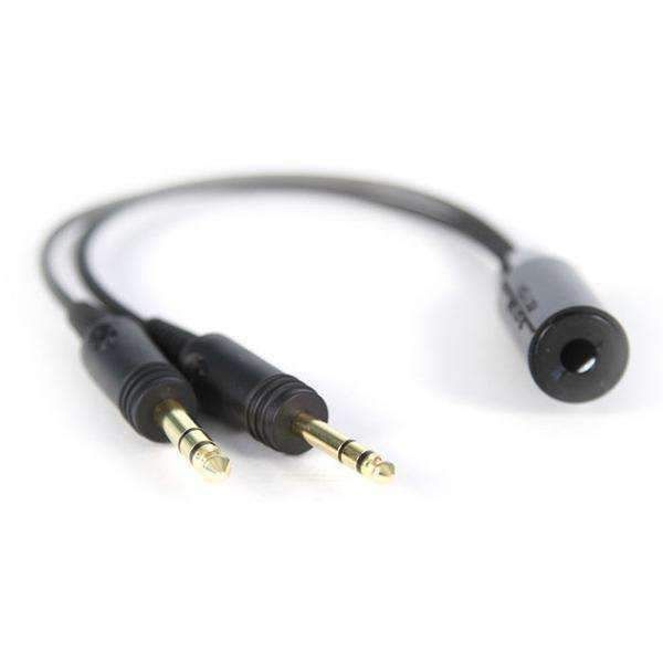 Rugged Air Helicopter to General Aviation Headset Adapter HELI2GA-ADPT