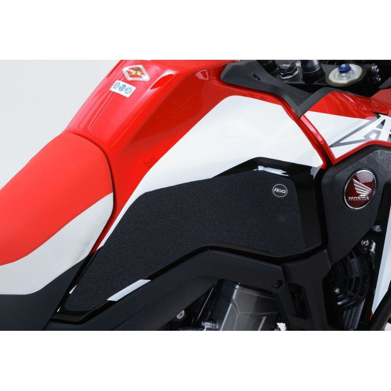 Load image into Gallery viewer, R&amp;G Racing Black Tank Traction Grips For 2016-2017 Honda CRF1000L Africa Twin
