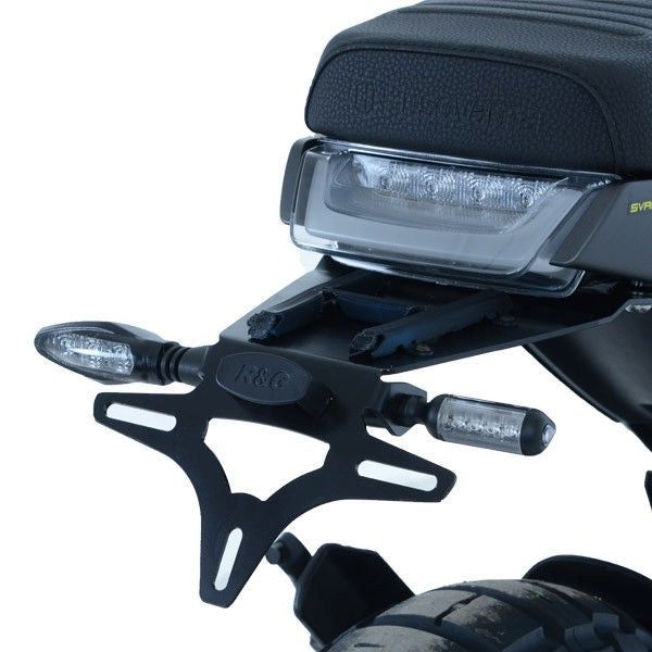 Load image into Gallery viewer, R&amp;G Racing Black Tail Tidy License Plate Holder For 2018-2019 Husqvarna SVARTPILEN 401
