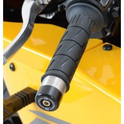 Load image into Gallery viewer, R&amp;G Racing Black Bar End Sliders For 1999-2007 Ducati 600SS
