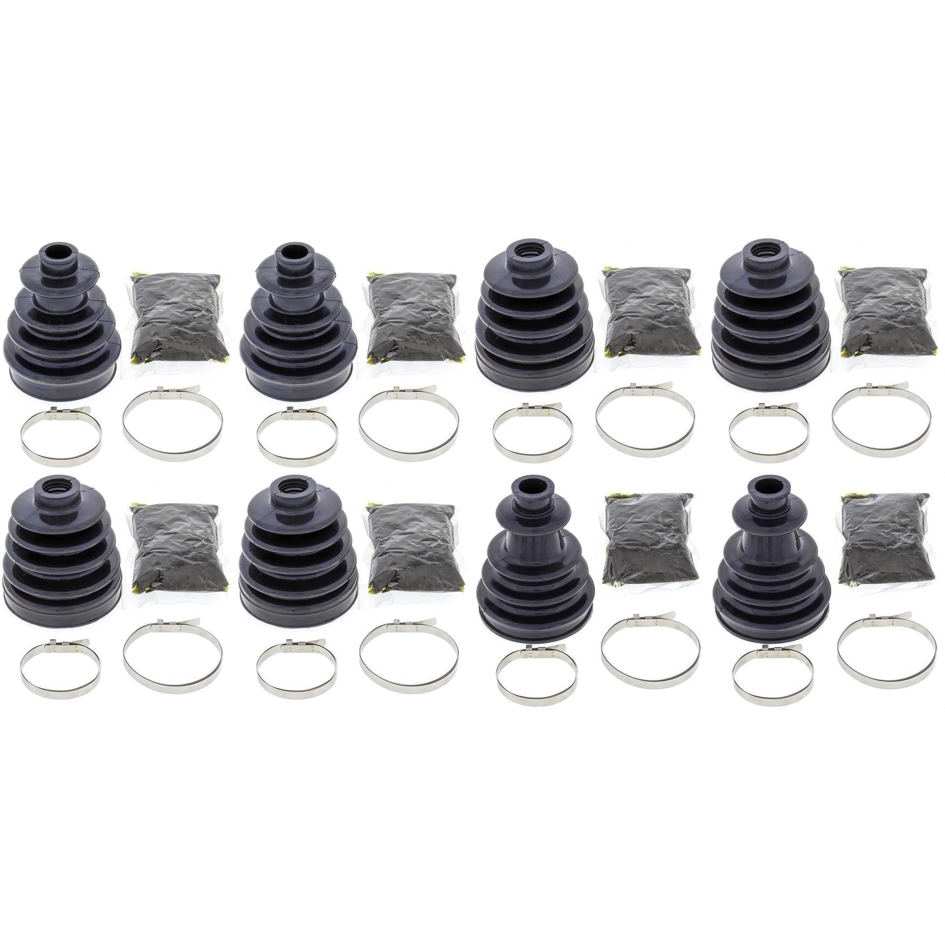 Complete Front & Rear Inner & Outer CV Boot Repair Kit Sportsman 800 EFI 05