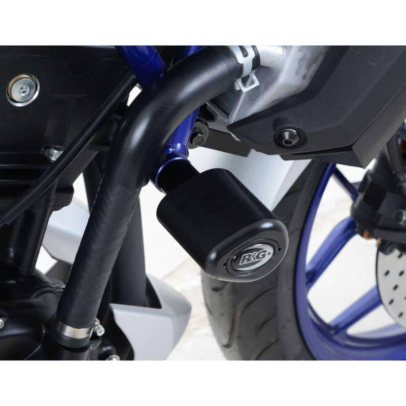 Load image into Gallery viewer, R&amp;G Racing Black Aero Style Crash Protection Bobbins For 2016-2024 Yamaha MT-03
