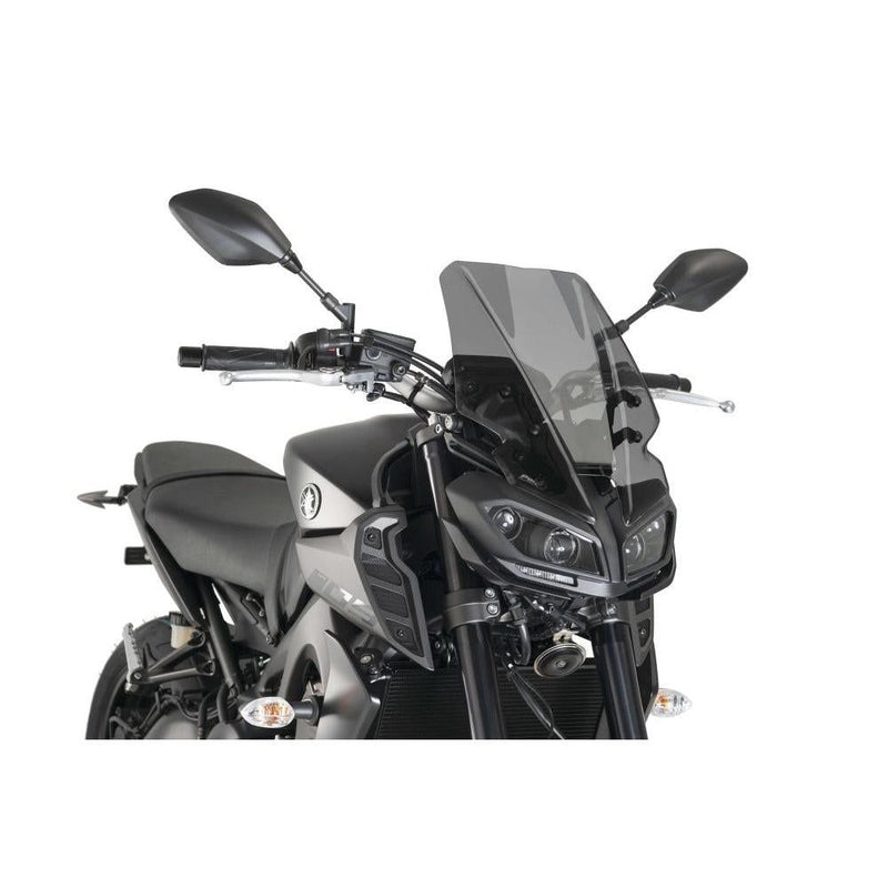Load image into Gallery viewer, Puig Naked New Generation Windshield Dark Smoke - 9377F
