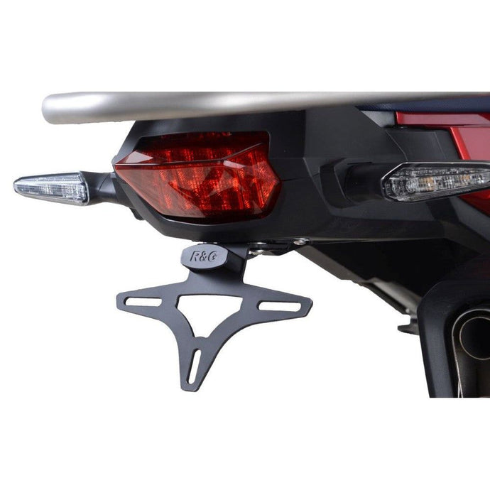 R&G Racing Black Tail Tidy License Plate Holder For 2018-2019 Honda CRF1000L Africa Twin Adventure Sports