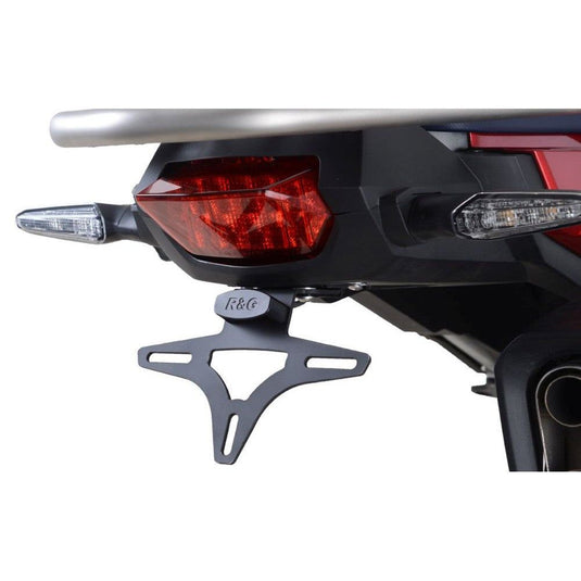 R&G Racing Black Tail Tidy License Plate Holder For 2018-2019 Honda CRF1000L Africa Twin Adventure Sports
