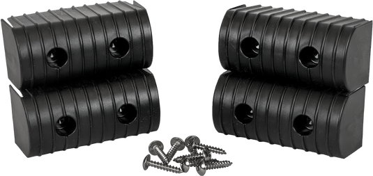 Caliber Bunkwrap End Cap Acc. 2X4 Black 4 Pk. W/ Hardware Kit 23051-BK