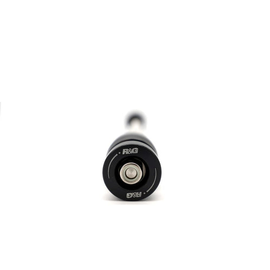 R&G Racing Black Front Spindle Sliders For 2022-2024 Yamaha YZF R7 FSS0006BK