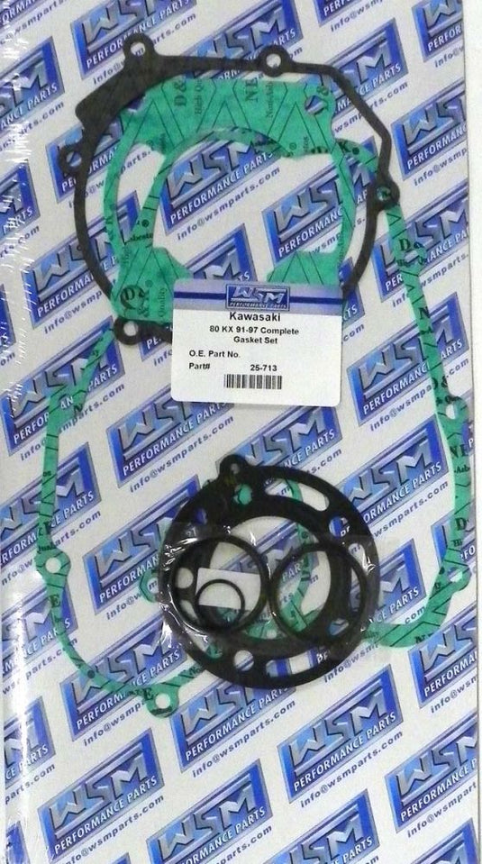 WSM Complete Gasket Kit For Kawasaki 80 KX 91-97 25-713