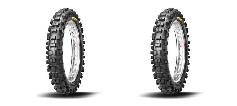 Load image into Gallery viewer, Pair of Maxxis Maxxcross SI M7312 Bias Dirt Bike Tires Rear 100/90-19 (2)
