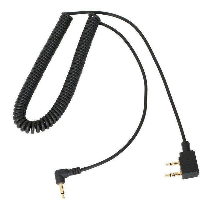 Rugged Radios Rugged and Kenwood Radio - Spotter Headset Listen Only Coil Cord CC-KEN-LSO