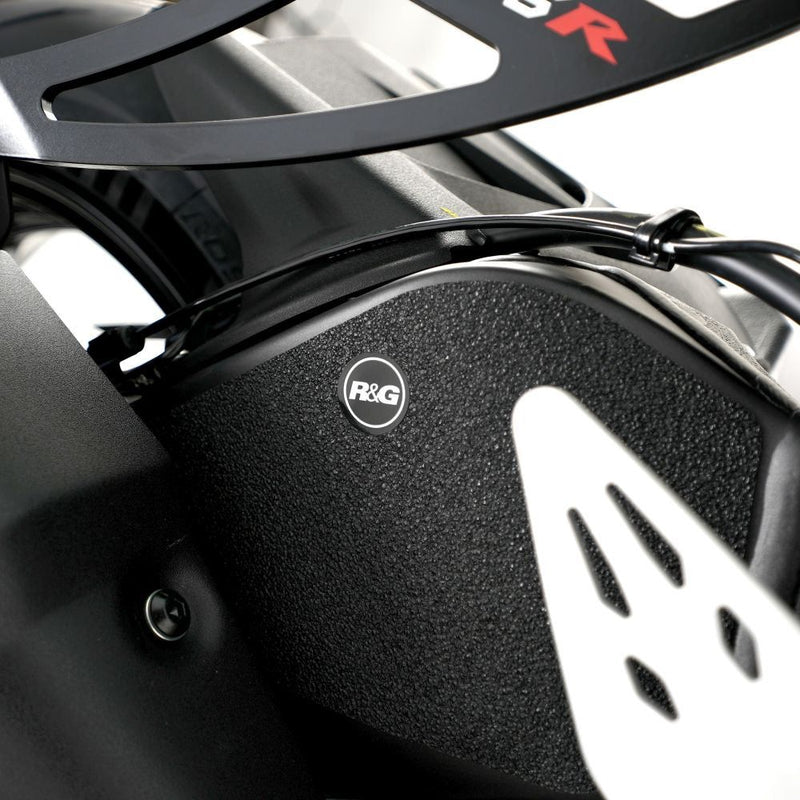 Load image into Gallery viewer, R&amp;G Racing Black Boot Guard Kit For 2019-2024 Kawasaki Ninja ZX6R ZX636
