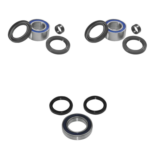 QUADBOSS Front and Rear Wheel Bearing Kits for Honda TRX300 EX 1993-2008