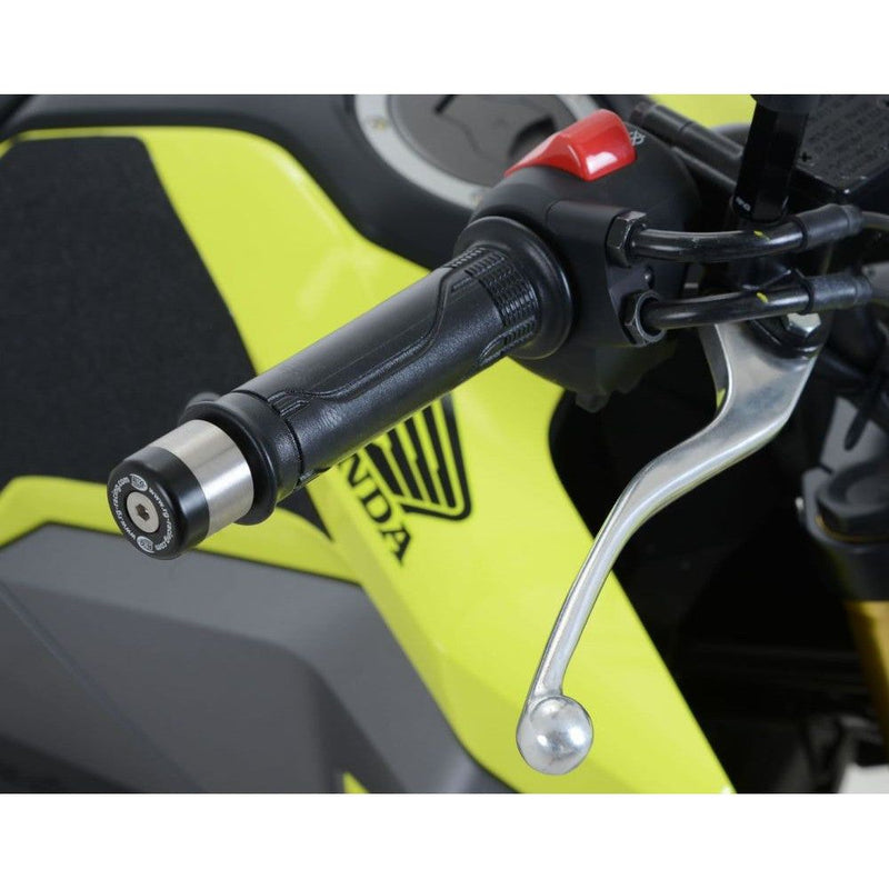 Load image into Gallery viewer, R&amp;G Racing Black Bar End Sliders For 2022-2024 Honda Dax 125
