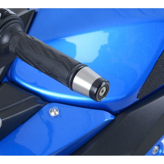 R&G Racing Black Bar End Sliders For 2018-2020 Suzuki GSX250R BE0114BK